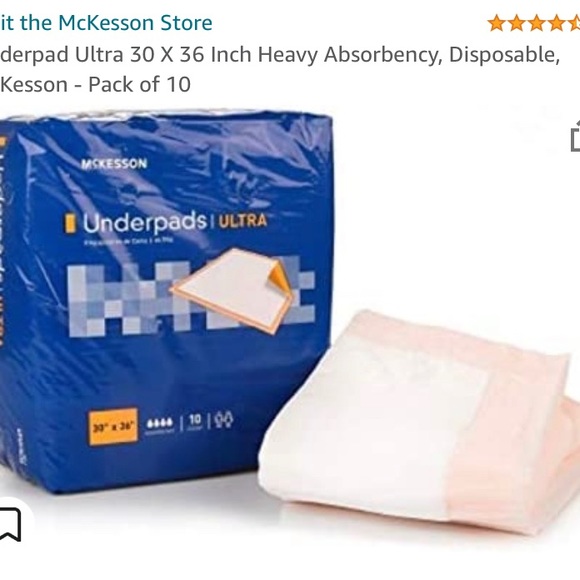 Pets Disposable Under-pads (30” x 36”) Ultra Absorbent 10 pack (Humans or Ani… - Picture 4 of 5